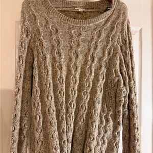 J. Jill Cable Knit Sweater 2X- Sage Green